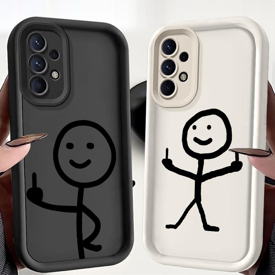 Phone Cases Websites - Coque de téléphone Finger People Stickman
