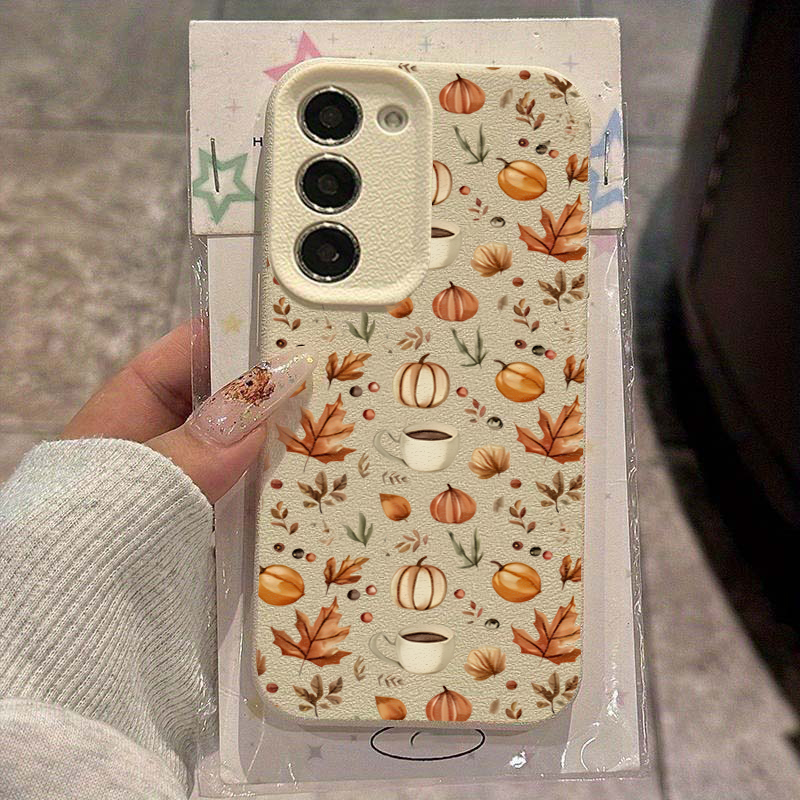 Phone Cases Amazon - Coque avec Illustration de café citrouille