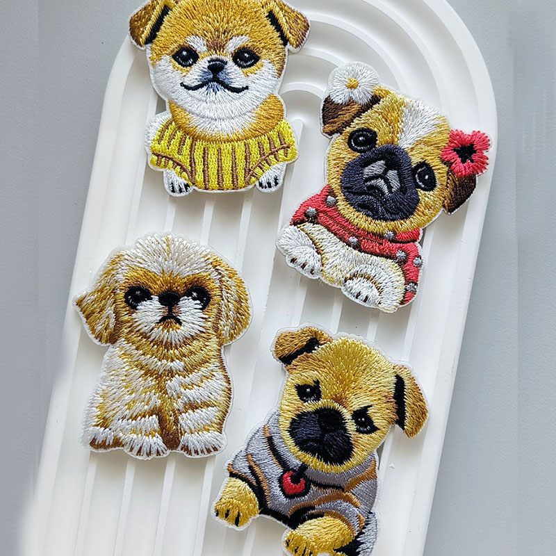 Phone Cases Eco Friendly - Patch de Broderie de Chiot Mignon,