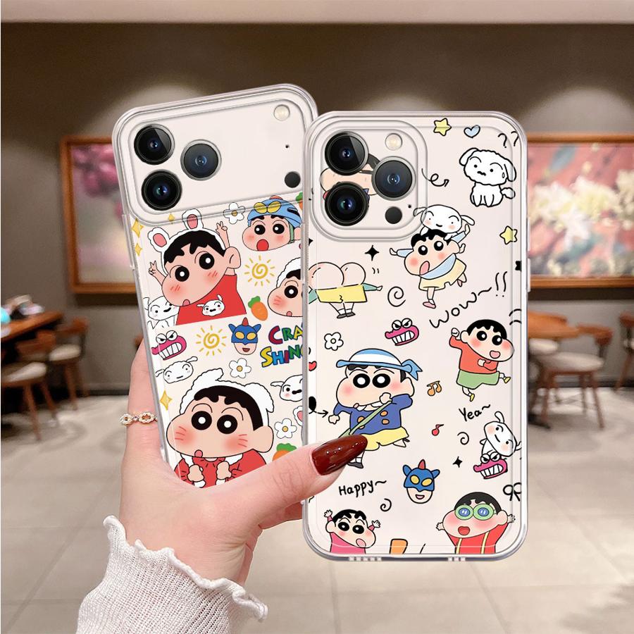 Phone Cases Xr - Coque souple Cra-yons Shin-chans pour iPhone