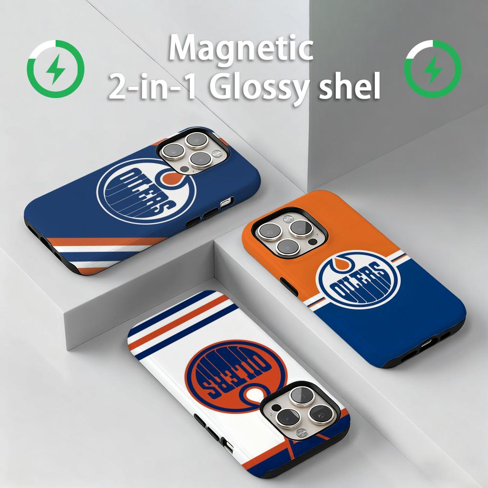Phone Cases Edmonton - Coque de téléphone magnétique 2-en-1 brillante