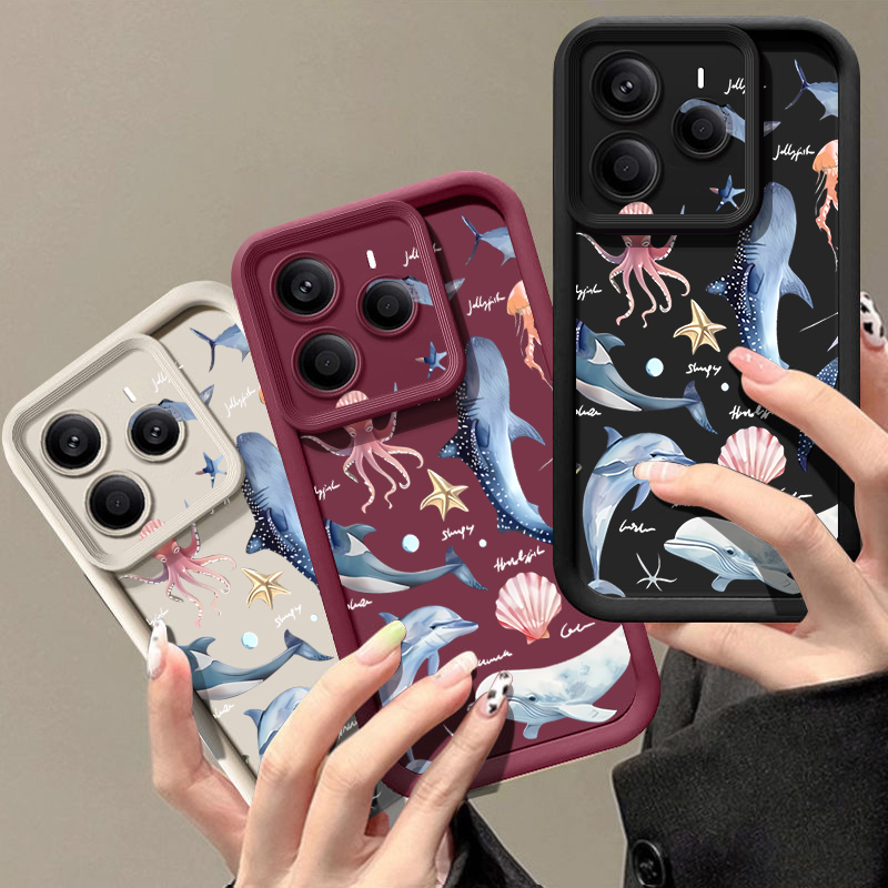 Étui souple à motif de dauphin - Phone Cases Xiaomi 14 avis et prix
