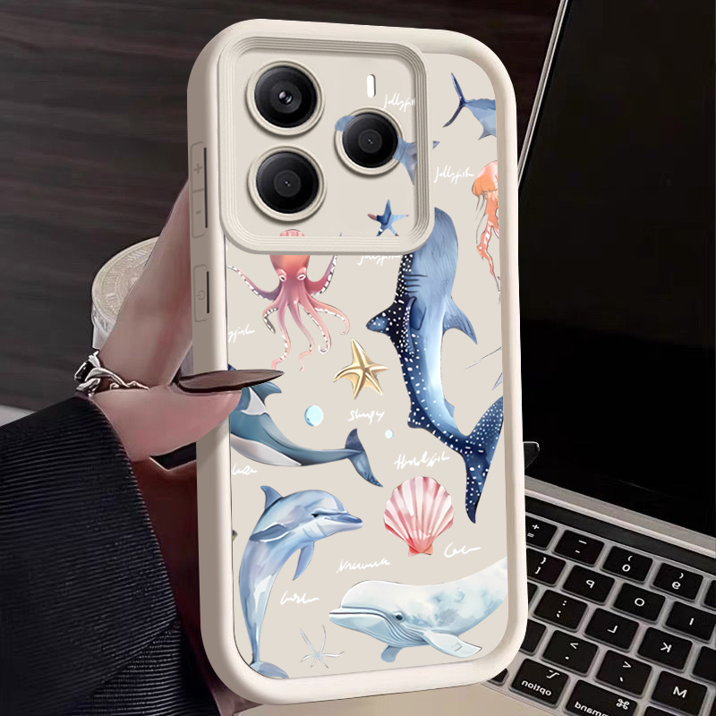 Étui souple à motif de dauphin - Phone Cases Xiaomi 14 avis et prix