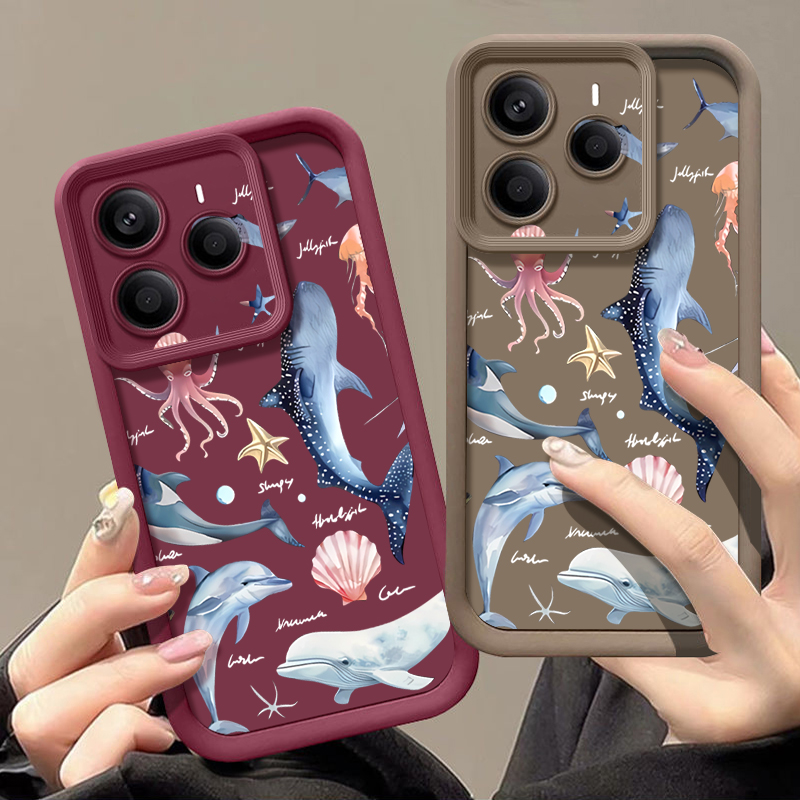 Étui souple à motif de dauphin - Phone Cases Xiaomi 14 avis et prix