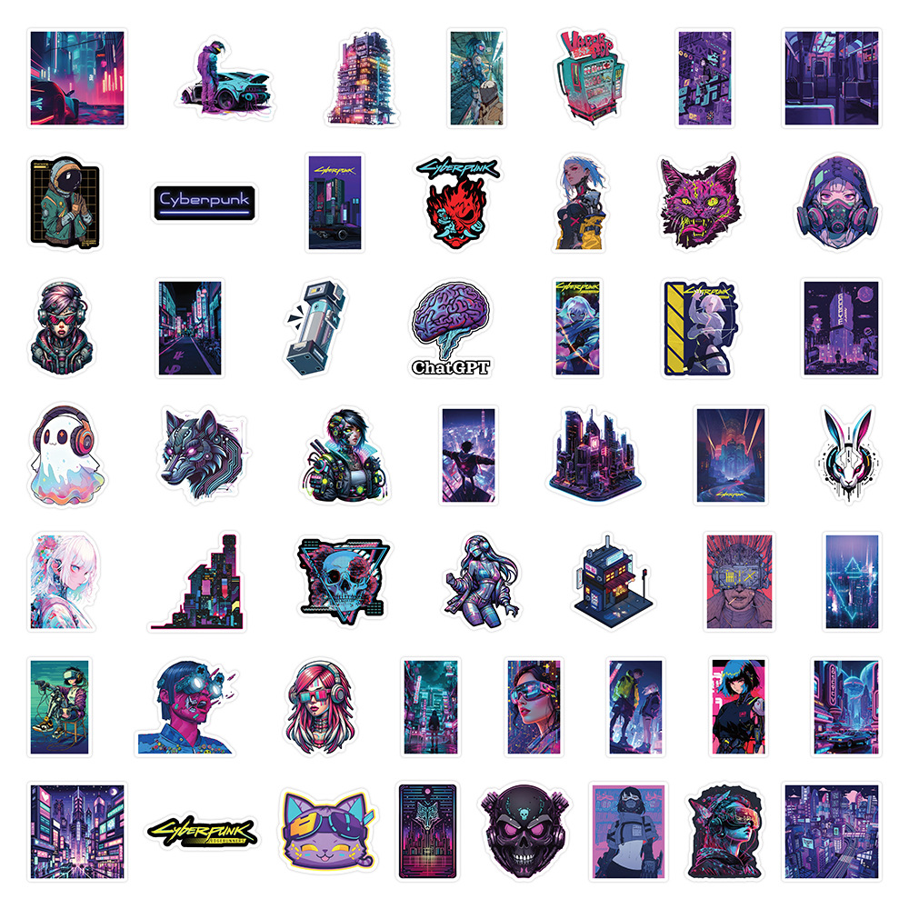 50/100 pièces Style Cyberpunk  - Phone Cases Websites avis et prix