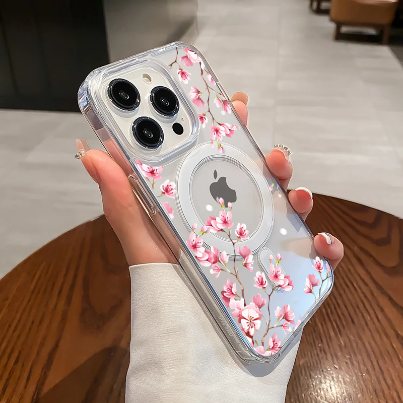 Coque de luxe rose à fleurs IN - Phone Cases Luxury avis et prix