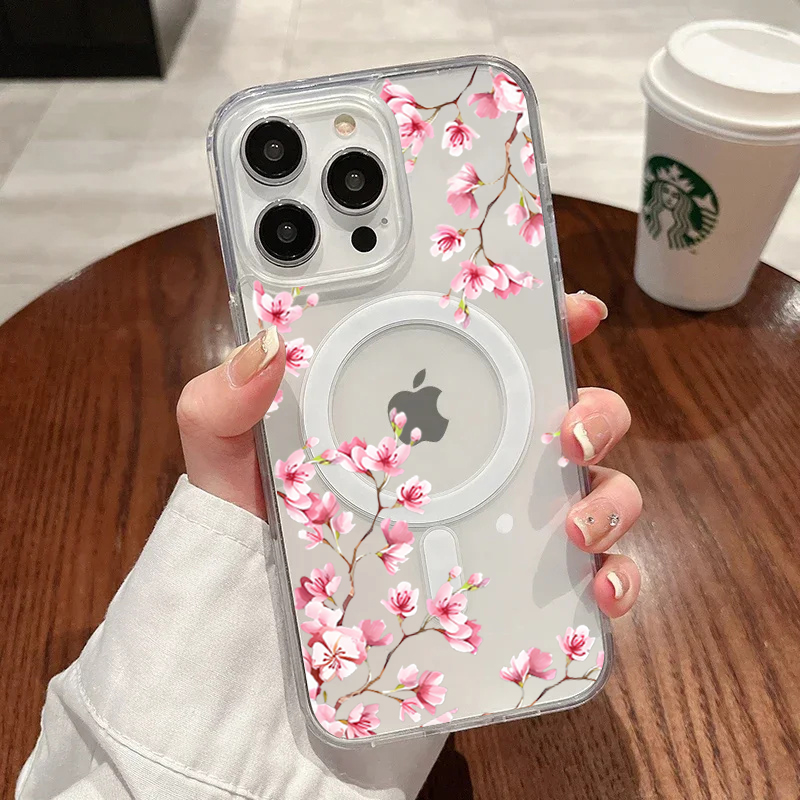 Coque de luxe rose à fleurs IN - Phone Cases Luxury avis et prix