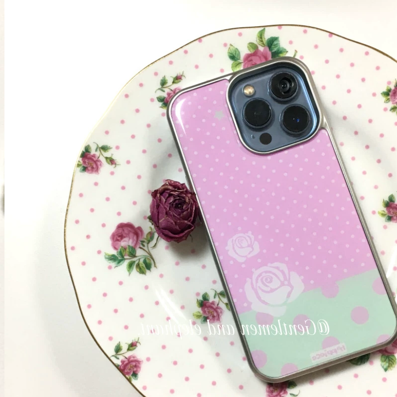 Coque de téléphone rose à pois - Phone Cases Japanese avis et prix