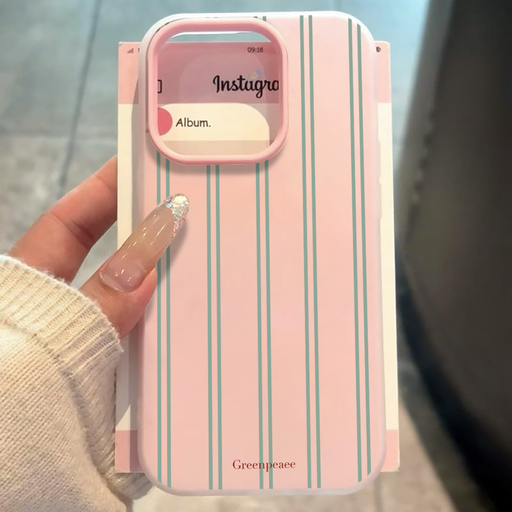 Étui de téléphone à motif rayé - Phone Cases Luxury avis et prix